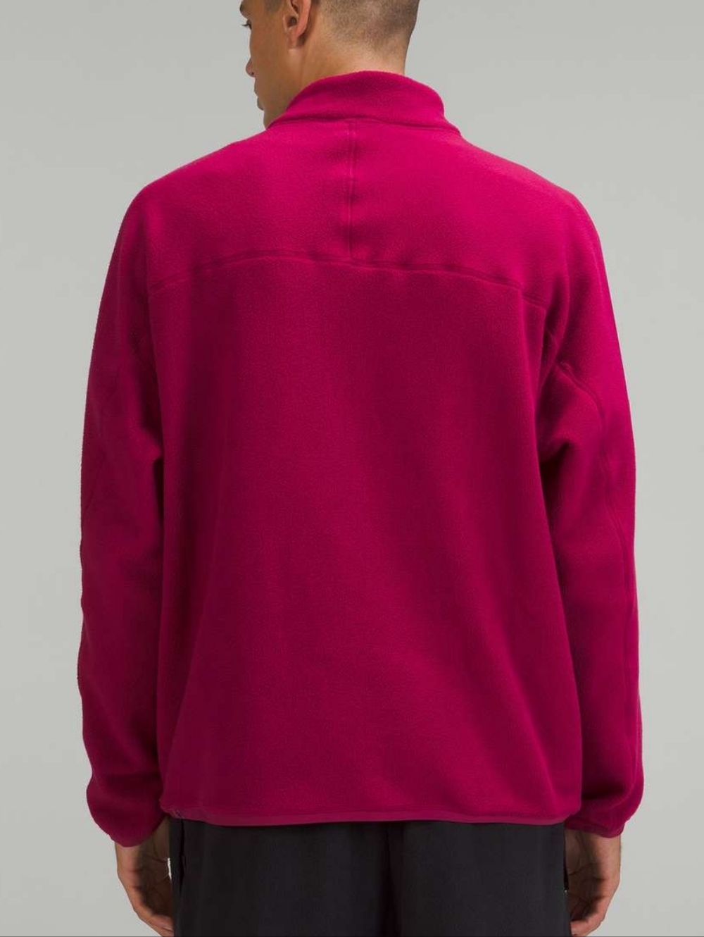 Lululemon Oversized-Fit Fleece Half Zip, Pomegranate size Medium - Picture 2 of 7